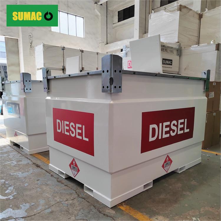 Why is carbon steel suitable for recycling diesel fuel tanks