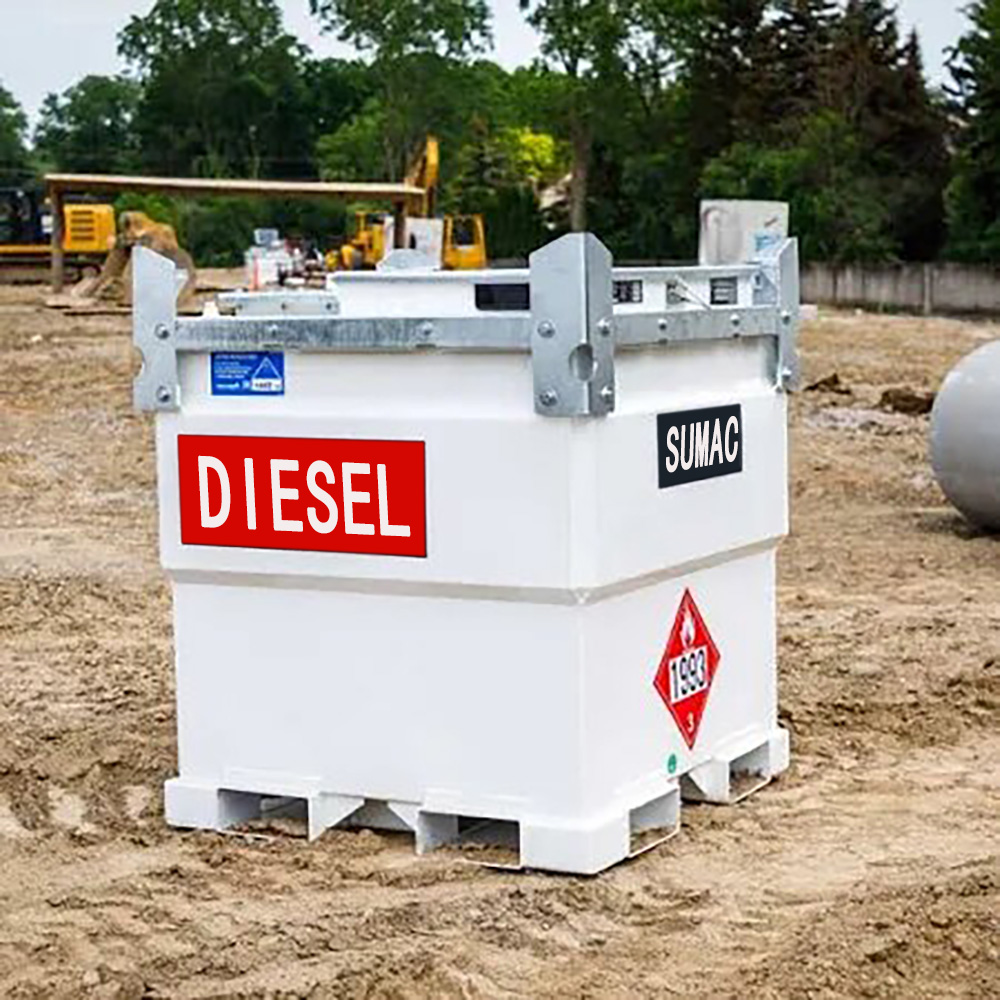 How to clean residual oil inside double wall waste oil tank