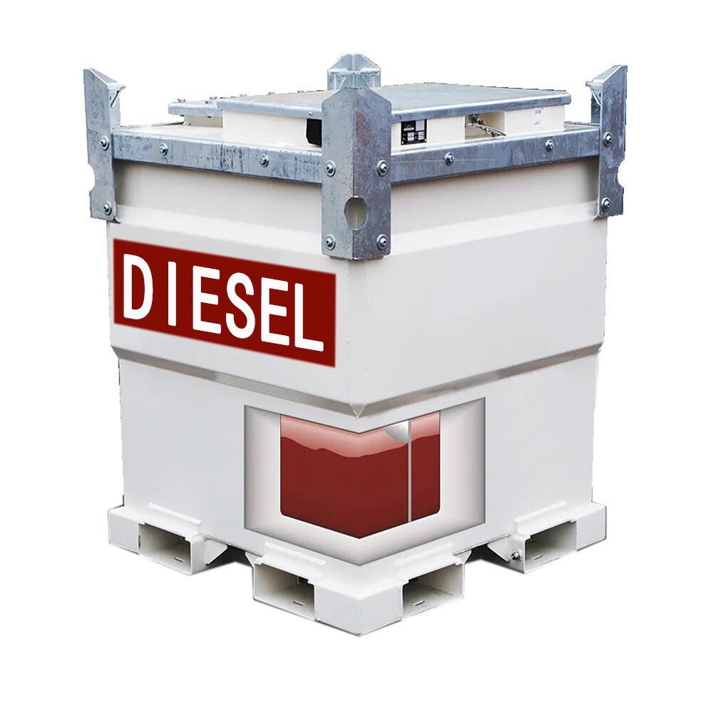 What protection is required during transportation of double wall waste oil tank
