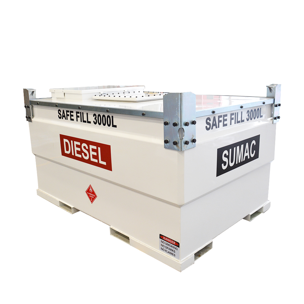What coating is applied on carbon steel recycling diesel fuel tank surface