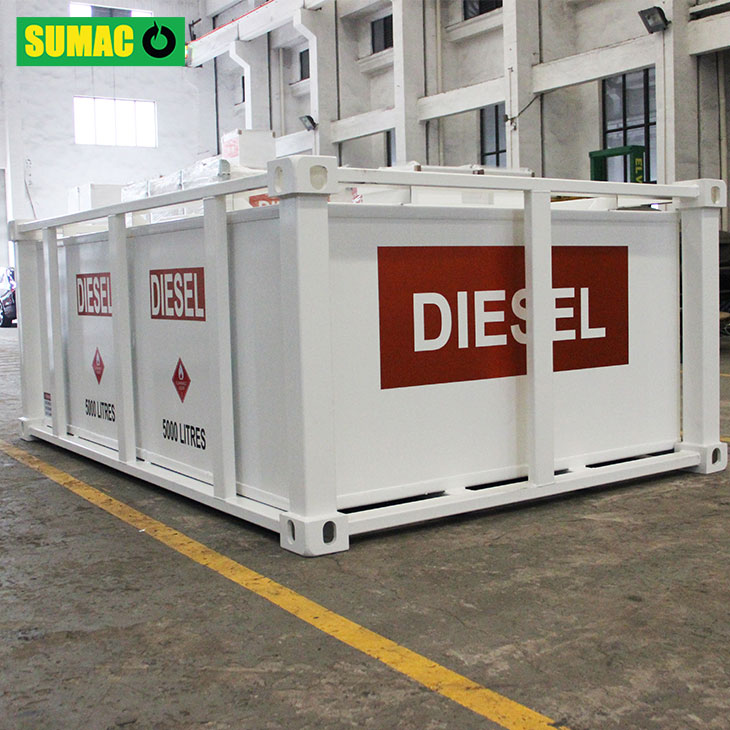 What is the structure of waste diesel tank