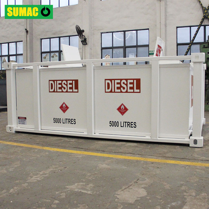 Does waste diesel tank have drain outlet