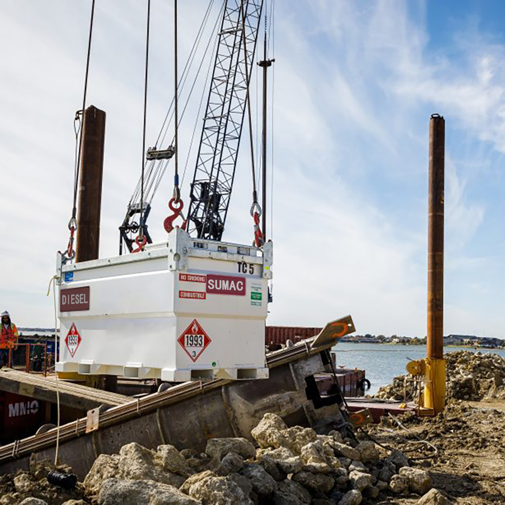 What are the key points of explosion-proof design for mobile diesel tanks