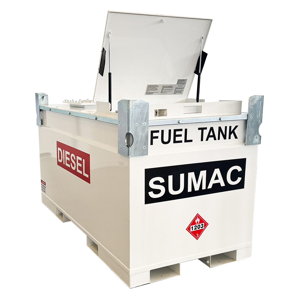 What types of liquids can a Transcube tank store