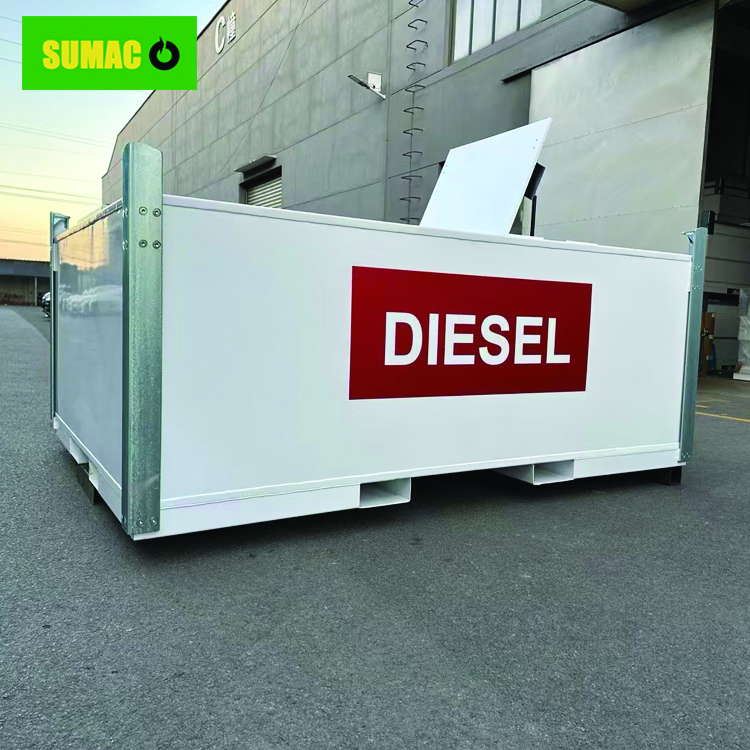 What are the advantages of steel diesel fuel storage tanks in the agricultural field