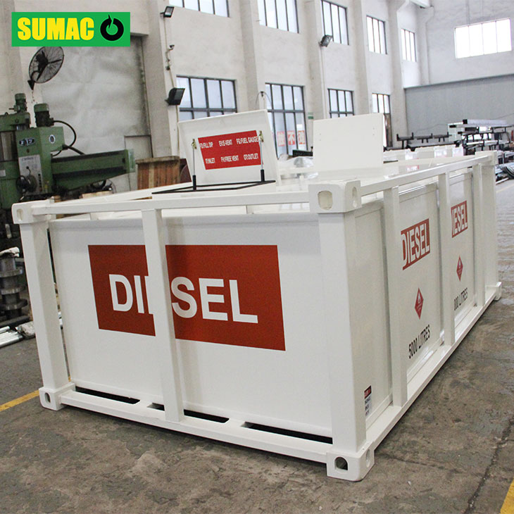 Is it convenient to move a portable diesel storage tank