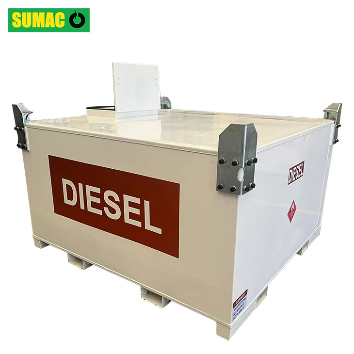 How does a fuel dispenser with tank prevent oil spillage during refueling