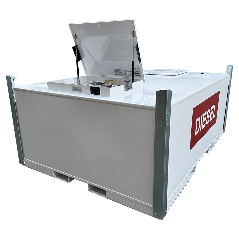 What are the materials used in waste oil tanks