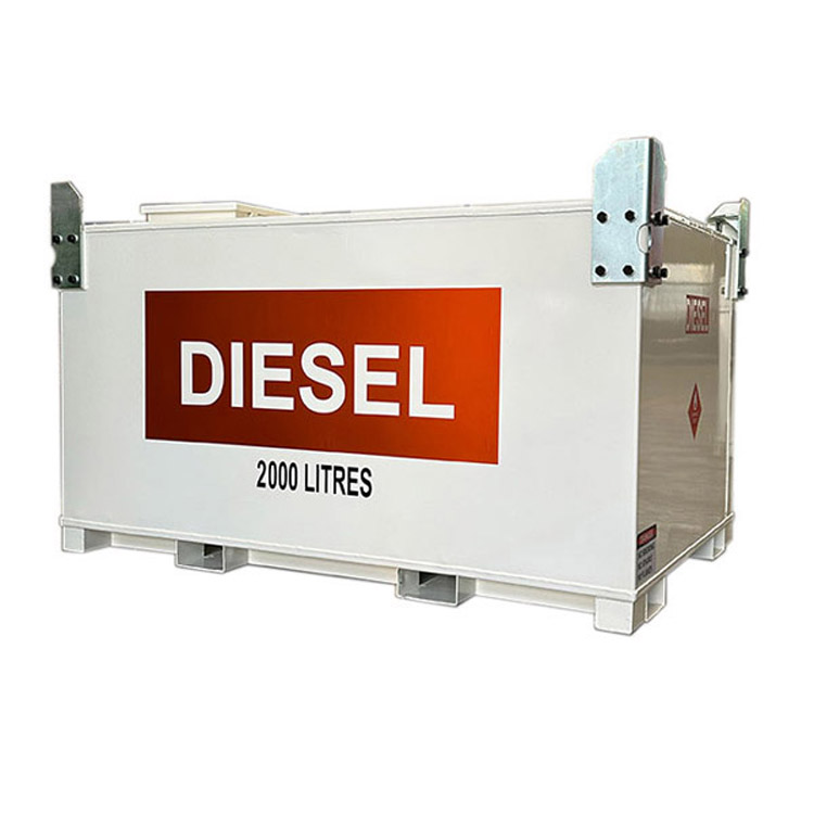 How does a diesel storage tank prevent fuel leakage