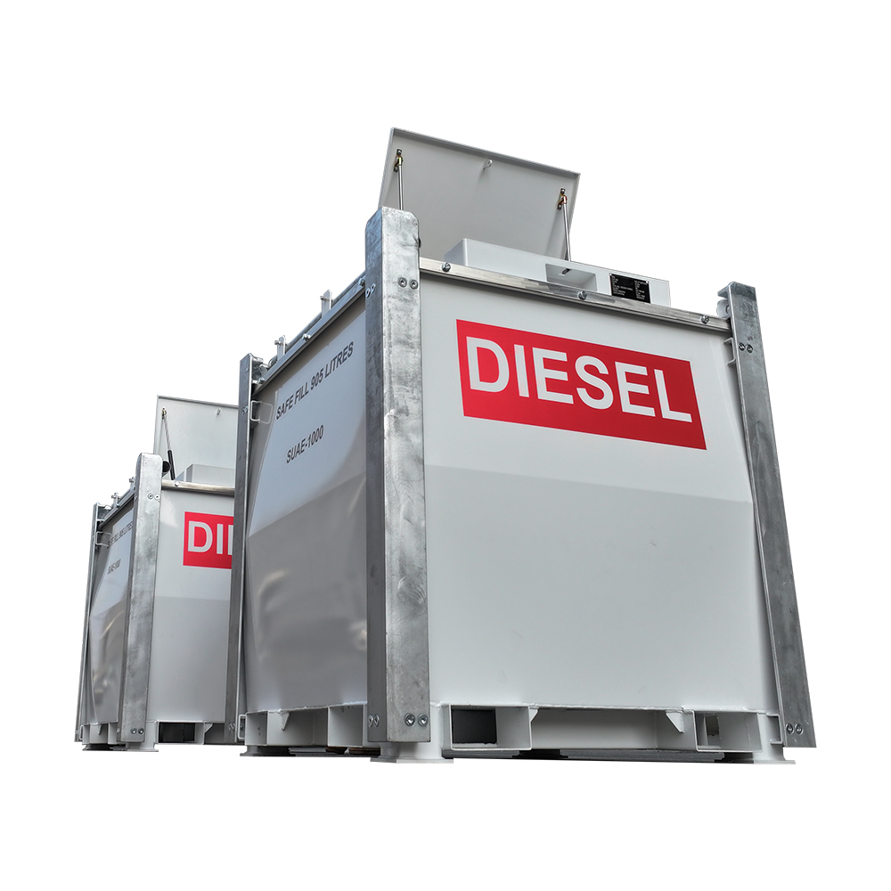 How to handle the diesel storage tank after aging
