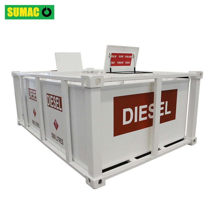 What safety regulations should be noted when installing a waste oil tank