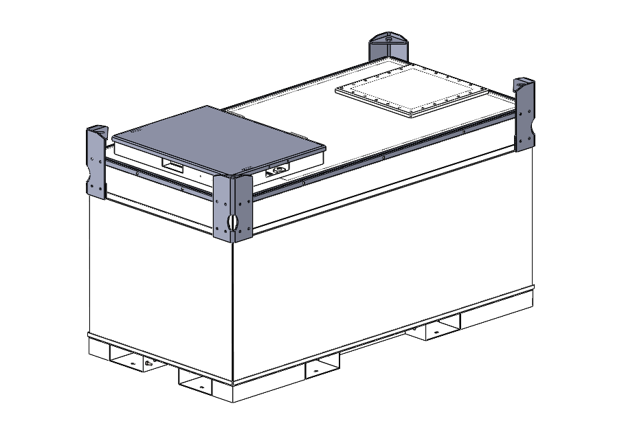 What material is the high-quality petrol fuel tank made of