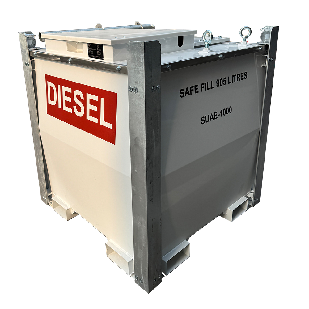 Can portable diesel fuel storage tanks be moved easily