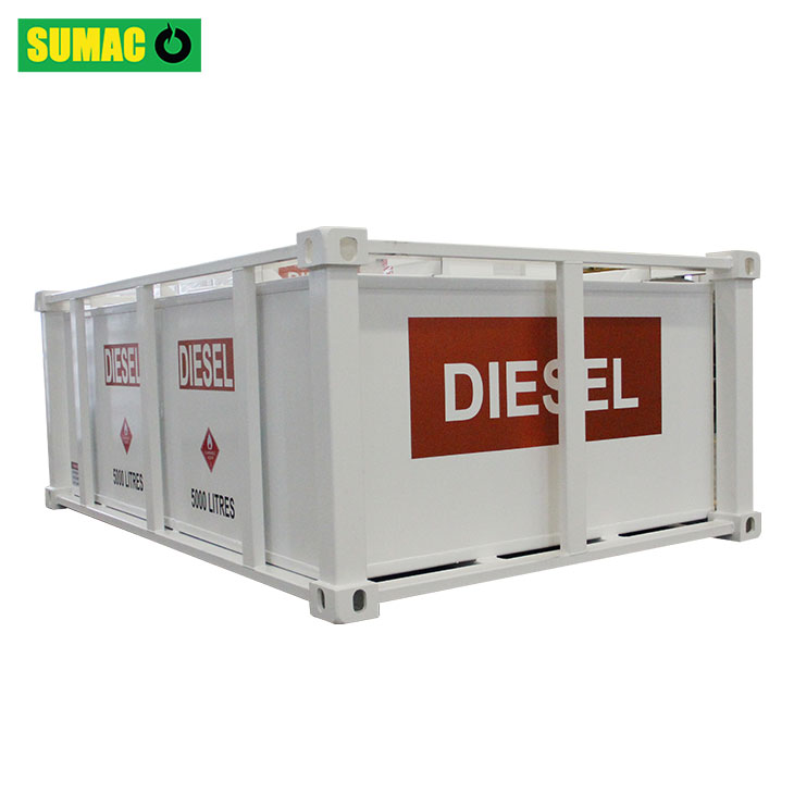 Do portable diesel fuel storage tanks have leakage protection
